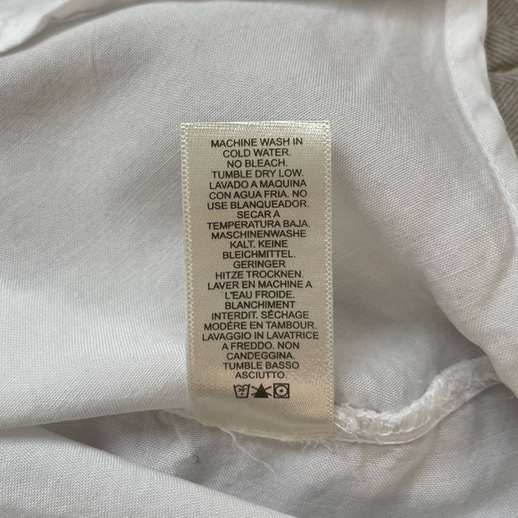 Cloth & Stone Anthropologie Ladder Lace Tank White Size L - Picture 7 of 9